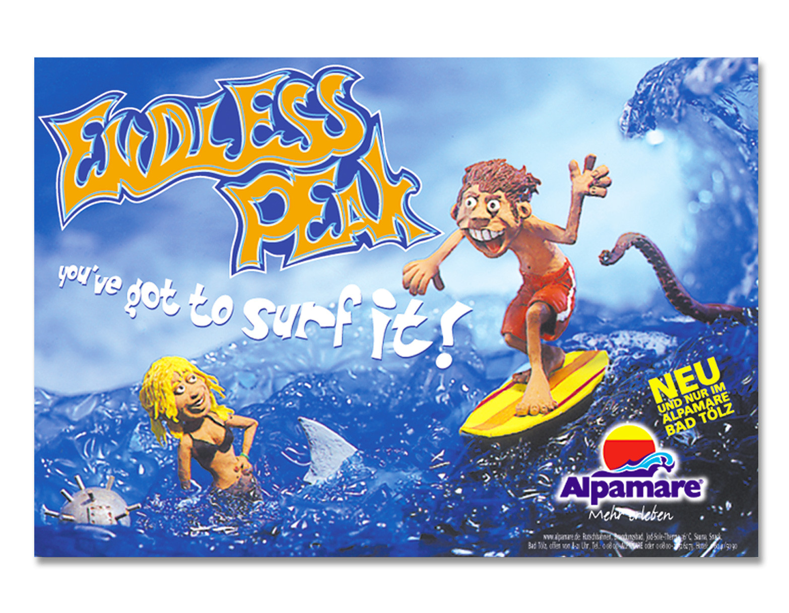 Endless Peak, Plakat Indoor Surfanlage