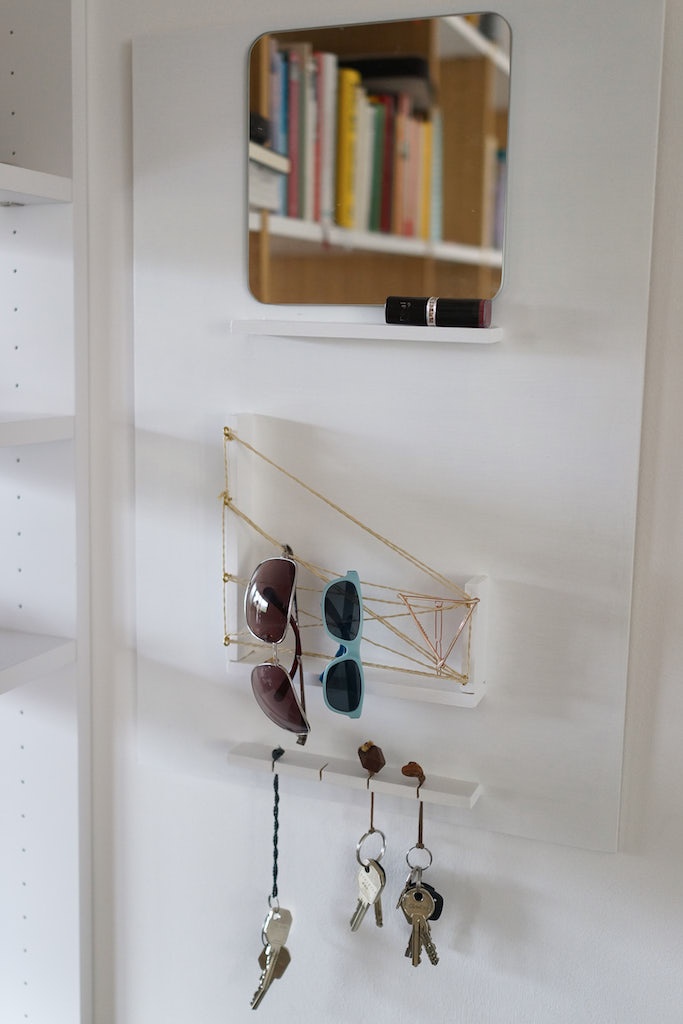 DIY Organizer, key board, key board, Schlüsselbrett, Briefablage