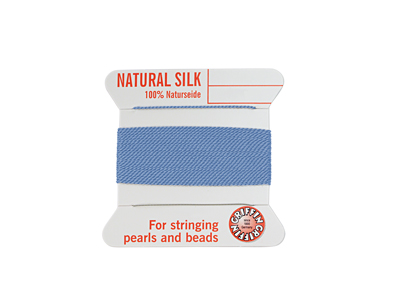 Griffin Silk Cord Mit Nadel, 2 Packungen, Größe 5, Weiss