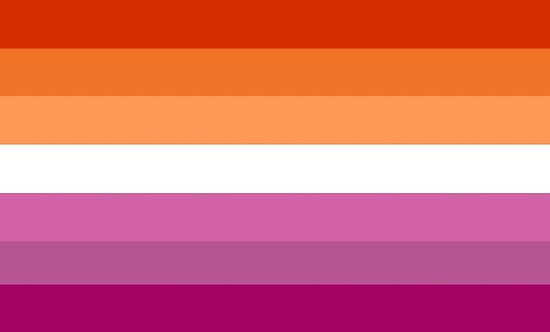 Pride-Reihe - Lesbian pride flags