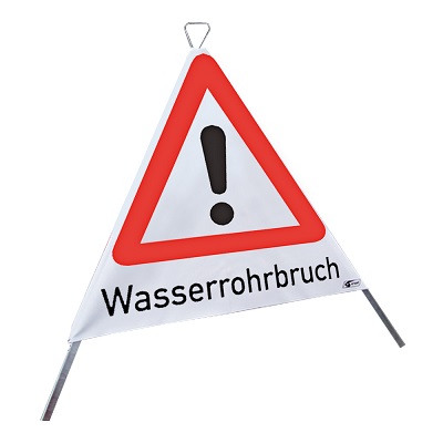 Wasserrohrbruch Zwischenwegen