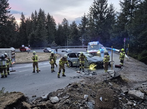 Schwerer Verkehrsunfall auf der Hoadlstraße