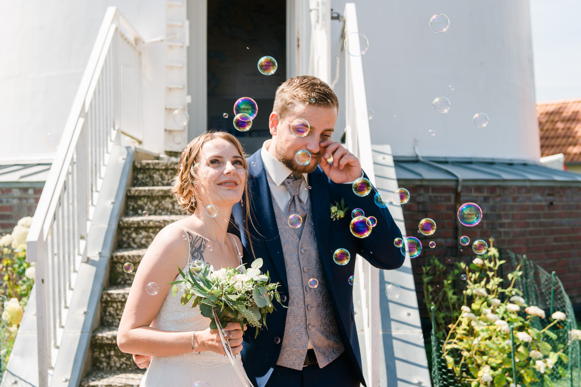 Hochzeitsfotos Leuchtturm Falshöft - HC Fotografie