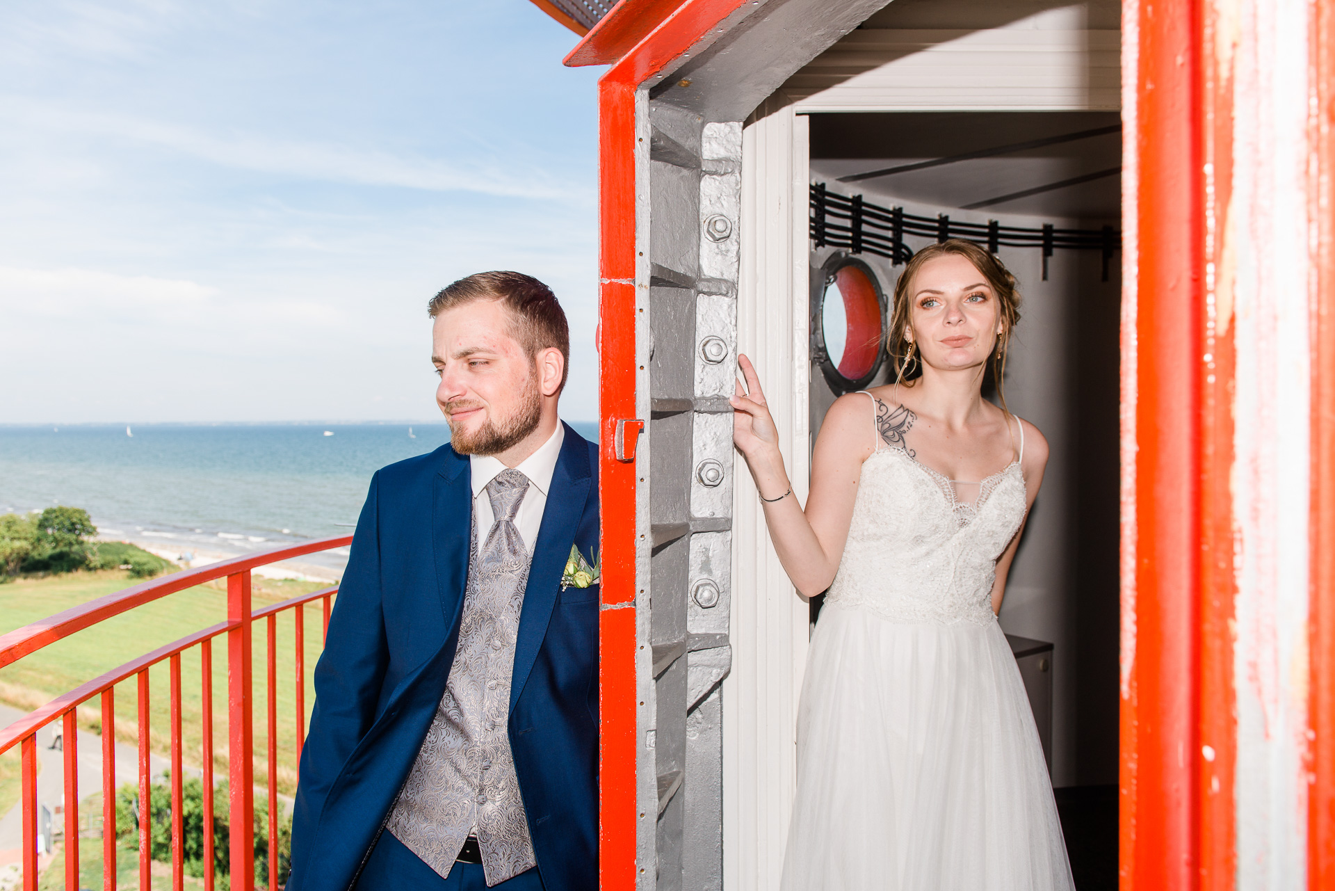 Hochzeitsfotos Leuchtturm Falshöft - HC Fotografie