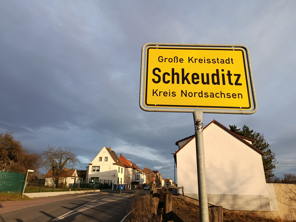 Von Ermlitz kommend.