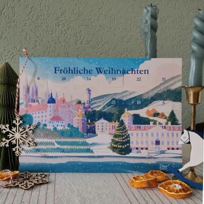Adventskalender mit Elbland-Motiven