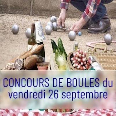 Photos CONCOURS DE BOULES du 26/09 (MAJ 03/10)