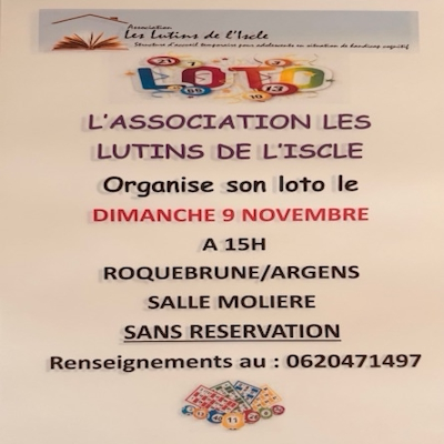 LOTO LUTINS DE L'ISCLE 09/11 (MAJ 26/10)