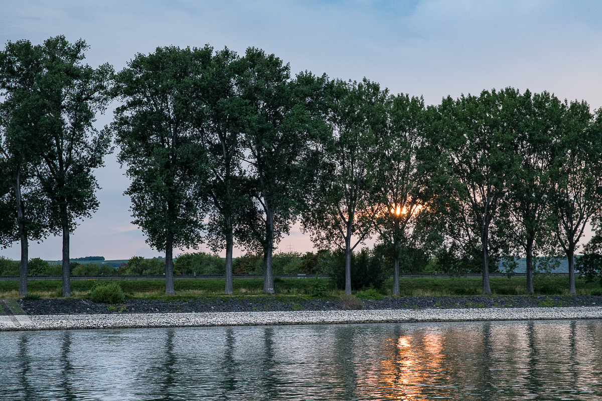 Sonnenuntergang im Verborgenen