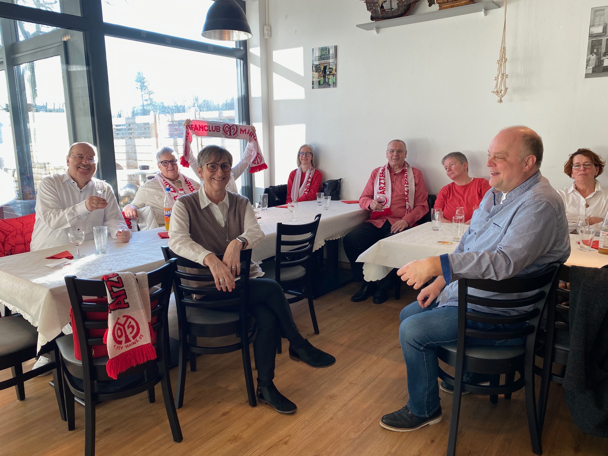 Gut gestärkt in guter Laune - alles Fit beim Neujahrsempfang des Ärztefanclub Mainz 05 e.V.