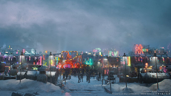 <b>VFX for FEATURE FILMS</b> <i>' Guardians of the Galaxy: Vol. 2 ' </i> at Trixter