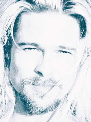 Brad Pitt et/and Teamdream, image transmise sur Internet & Dreamteam , image transmitted on (the) Internet & Dreamteam