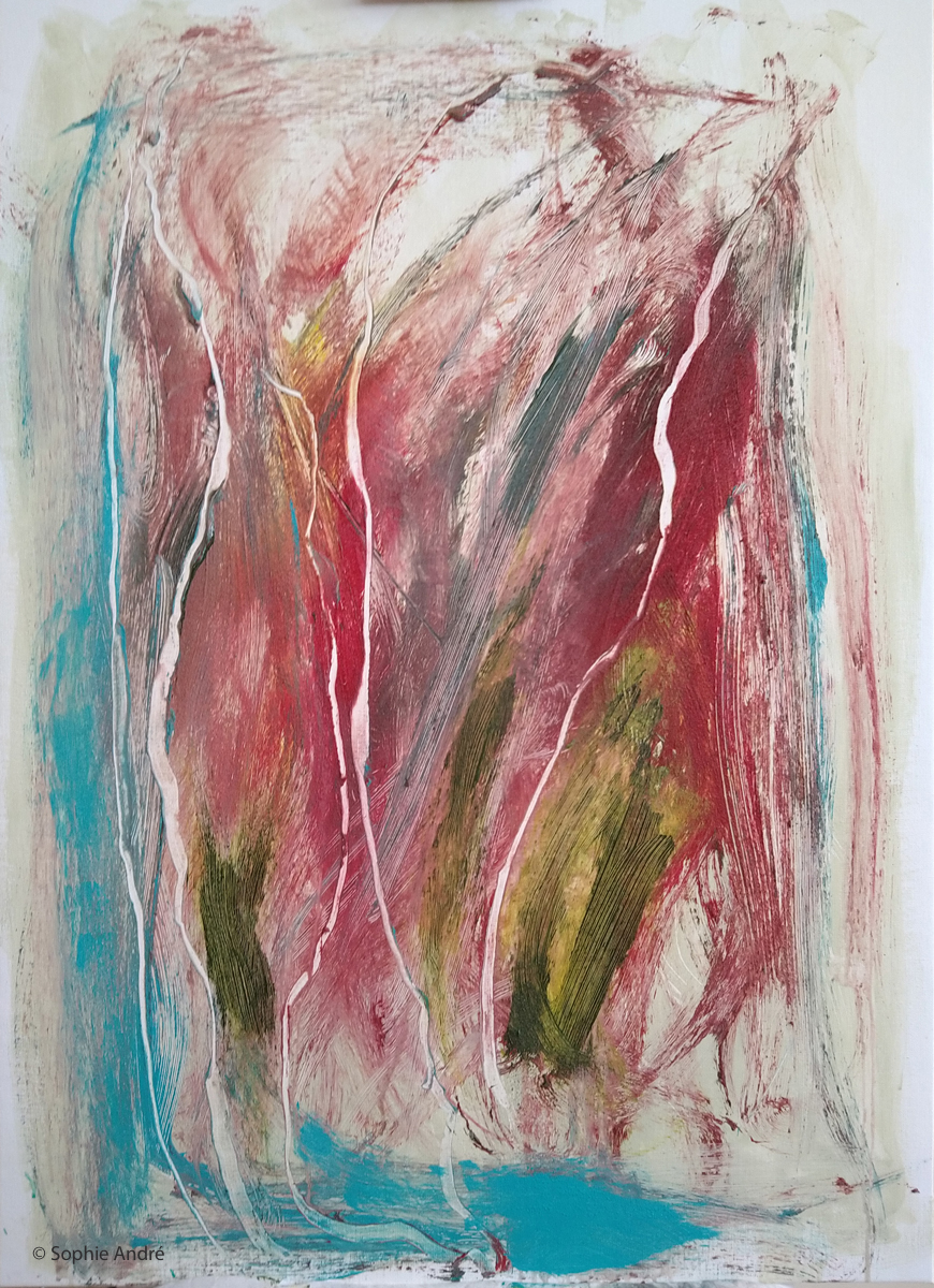 M 22 Acrylique et pierre ponce sur toile - 100*73 cm 2022