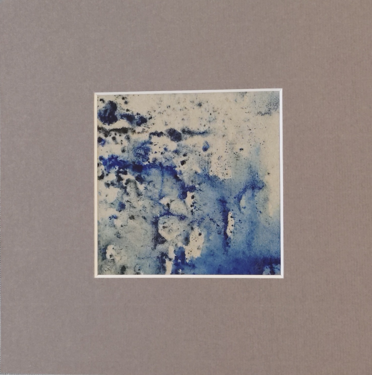 Vague - encre sur papier 40*40 cm 2025
