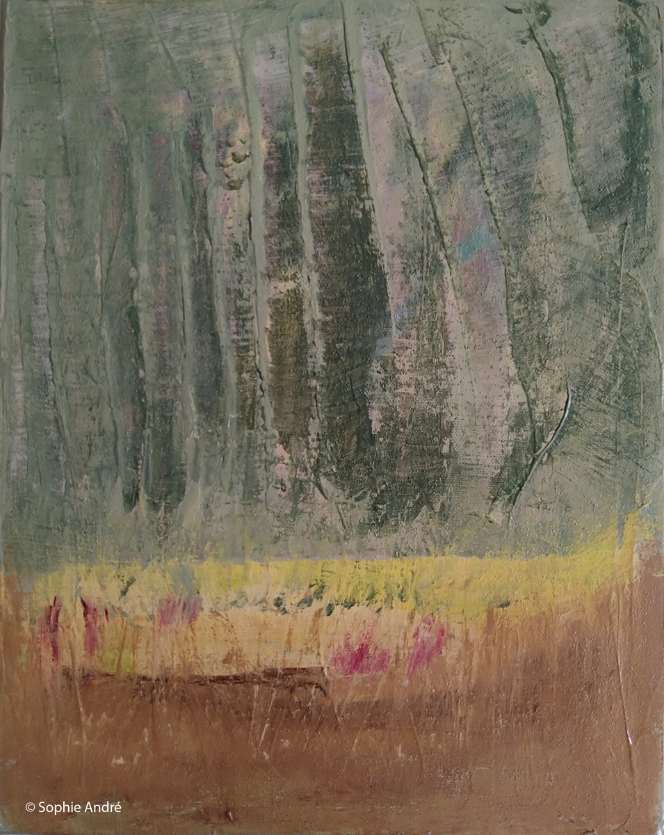 Variation d'un paysage 6 acrylique sur toile - 40*30 cm 2022