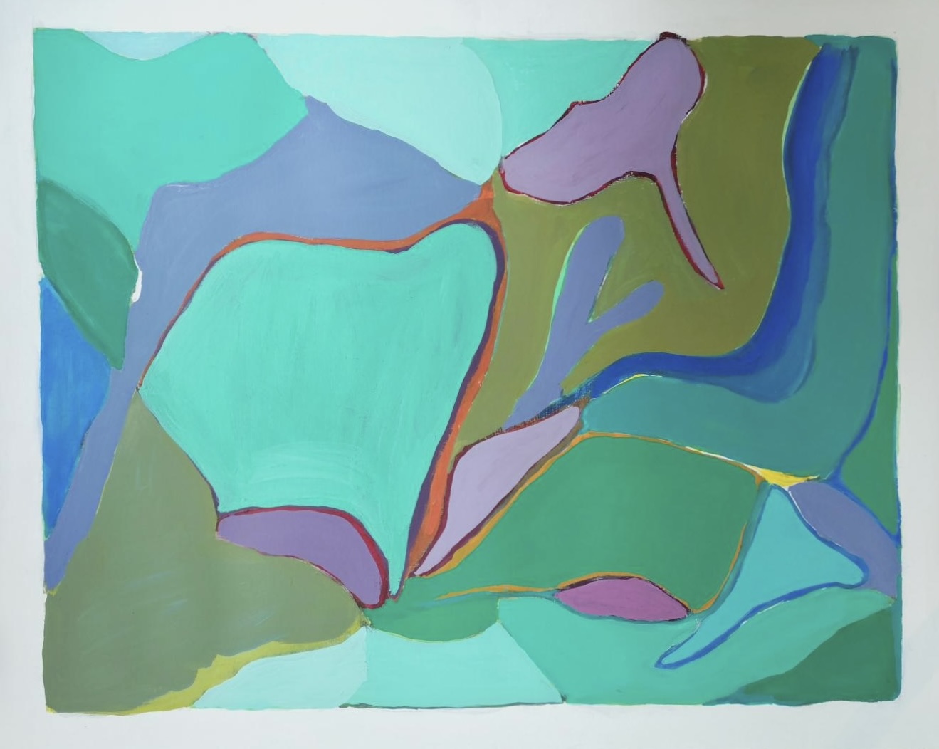 gouache et papier