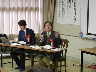 公開授業について、ＮＨＫ放送文化研究所主任研究員の宇治橋祐之さんの講評