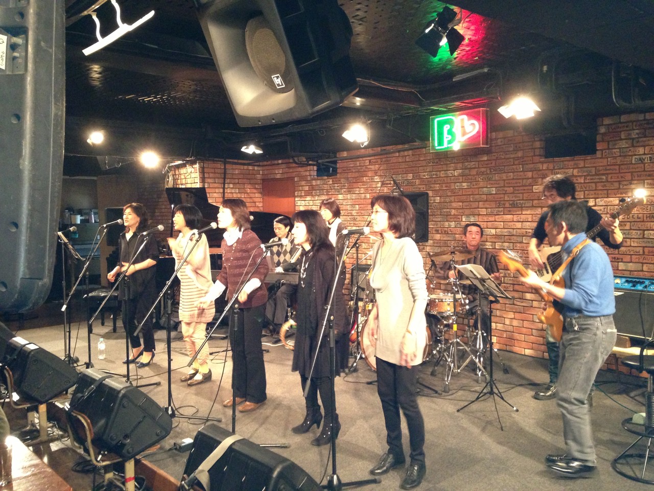 2013.1.12赤坂で４大学OBOGジョイントコンサート