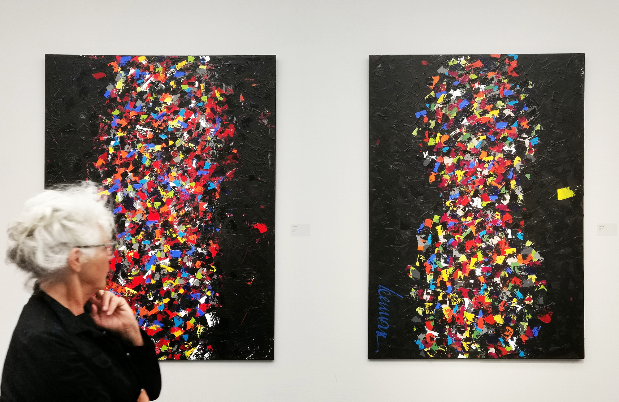 Herman van Veen schilderijen expositie nieuw werk - Art Gallery Voute