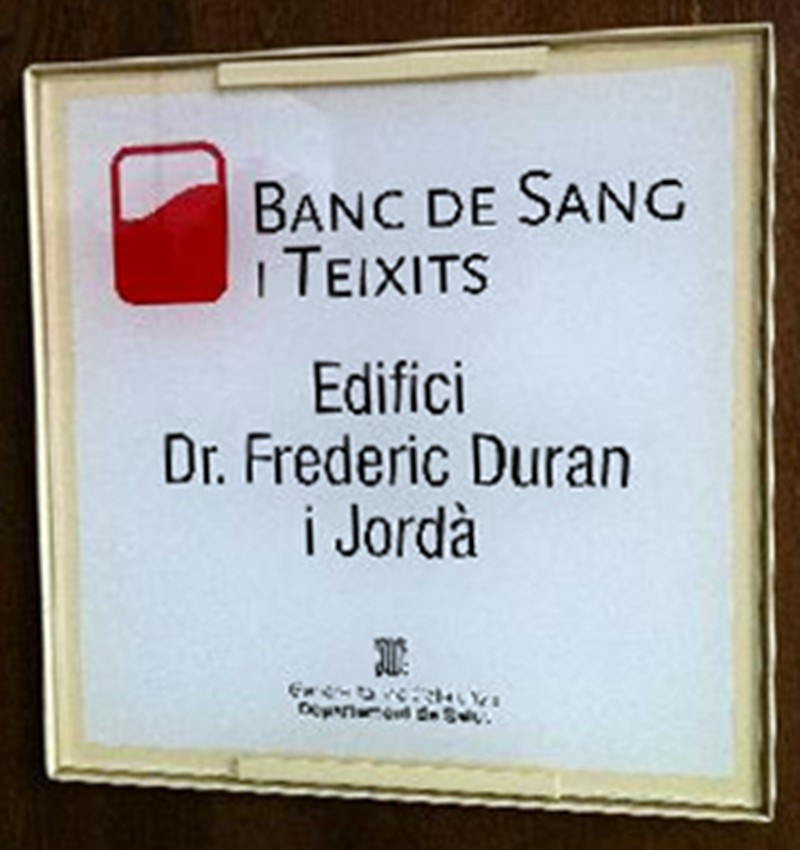 Banc De Sang I Teixits Edifici Dr. Frederic Duran I Jorda.