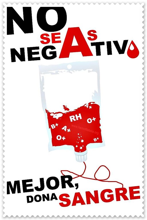 Do not be negative, rather, DONATE BLOOD!