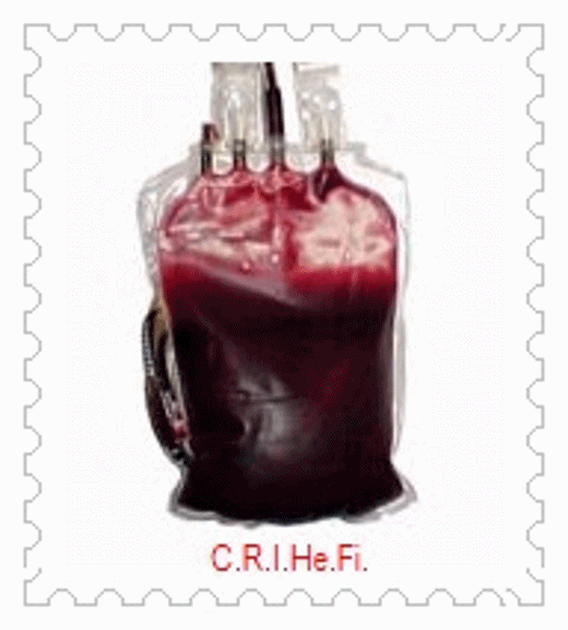 7. Transfusión de Sangre. Centro de Ref. Intl. en HeMOFiLATELIA (C.R