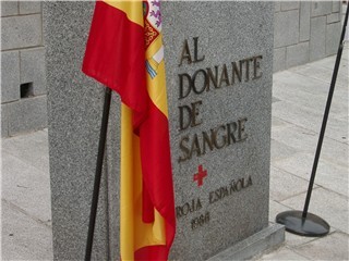 HOMENAJE AL DONANTE DE SANGRE EN SAN LORENZO DE EL ESCORIAL, 15-02-2007.