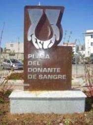 ¡Ven a la Plaza de los DONANTES de SANGRE!