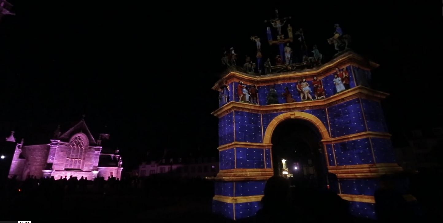 illumination de l'enclos de Pleyben