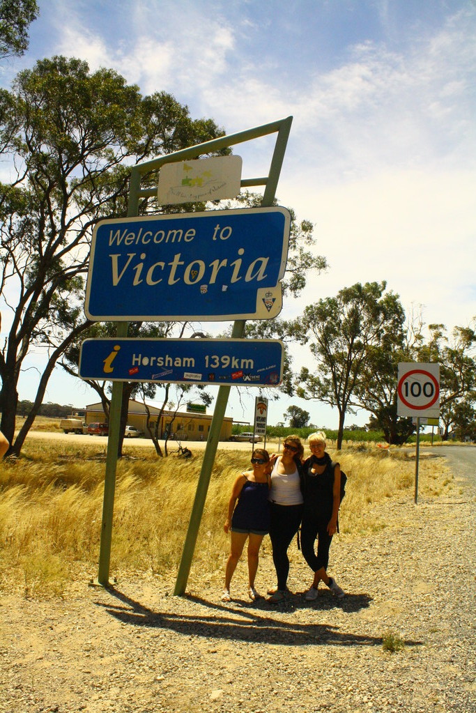 An der Grenze Southern Australia/Victoria.