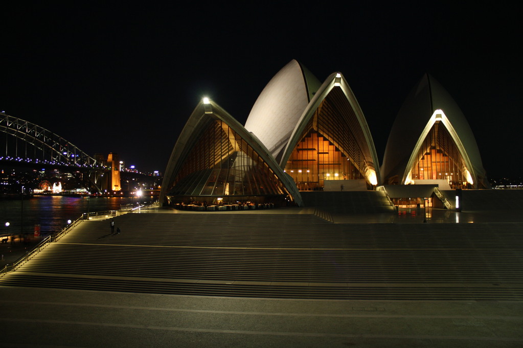 Sydney Opera House bei Nacht