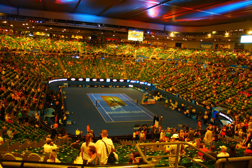Im Rod Laver Stadion