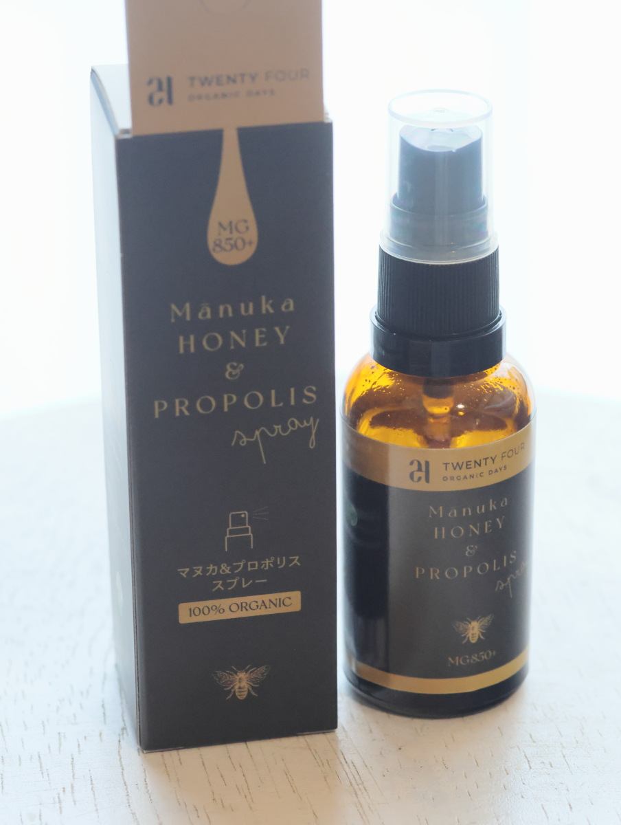 マヌカ＆プロポリススプレー 30ml (24ORGANIC DAYS) - ムクナ豆 シモン