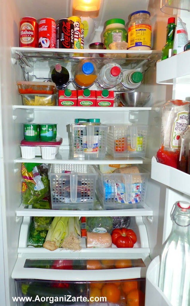 organiza la nevera y el congelador