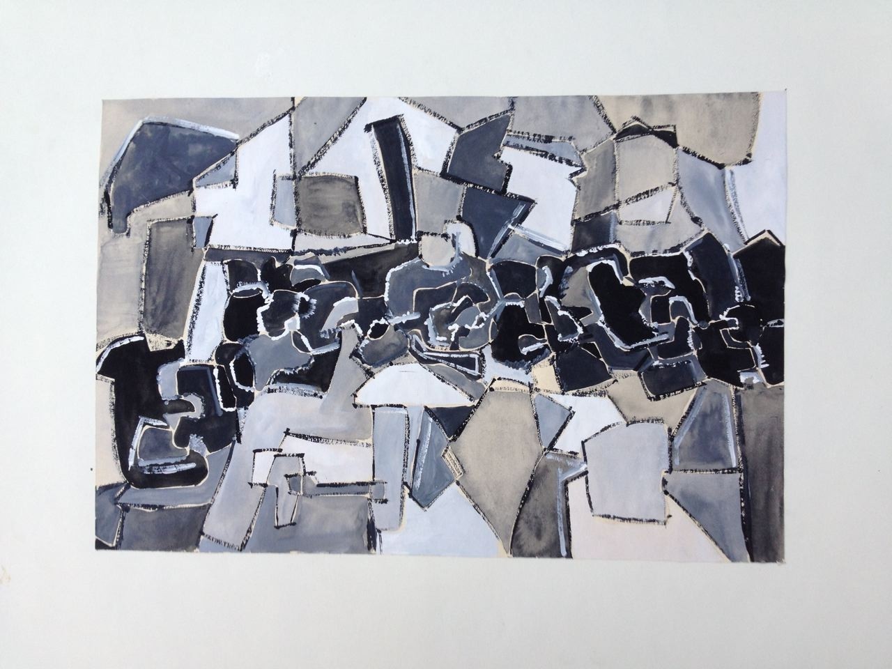 Studie II, Gouache, 24 x 35 cm, 1960 (#779)