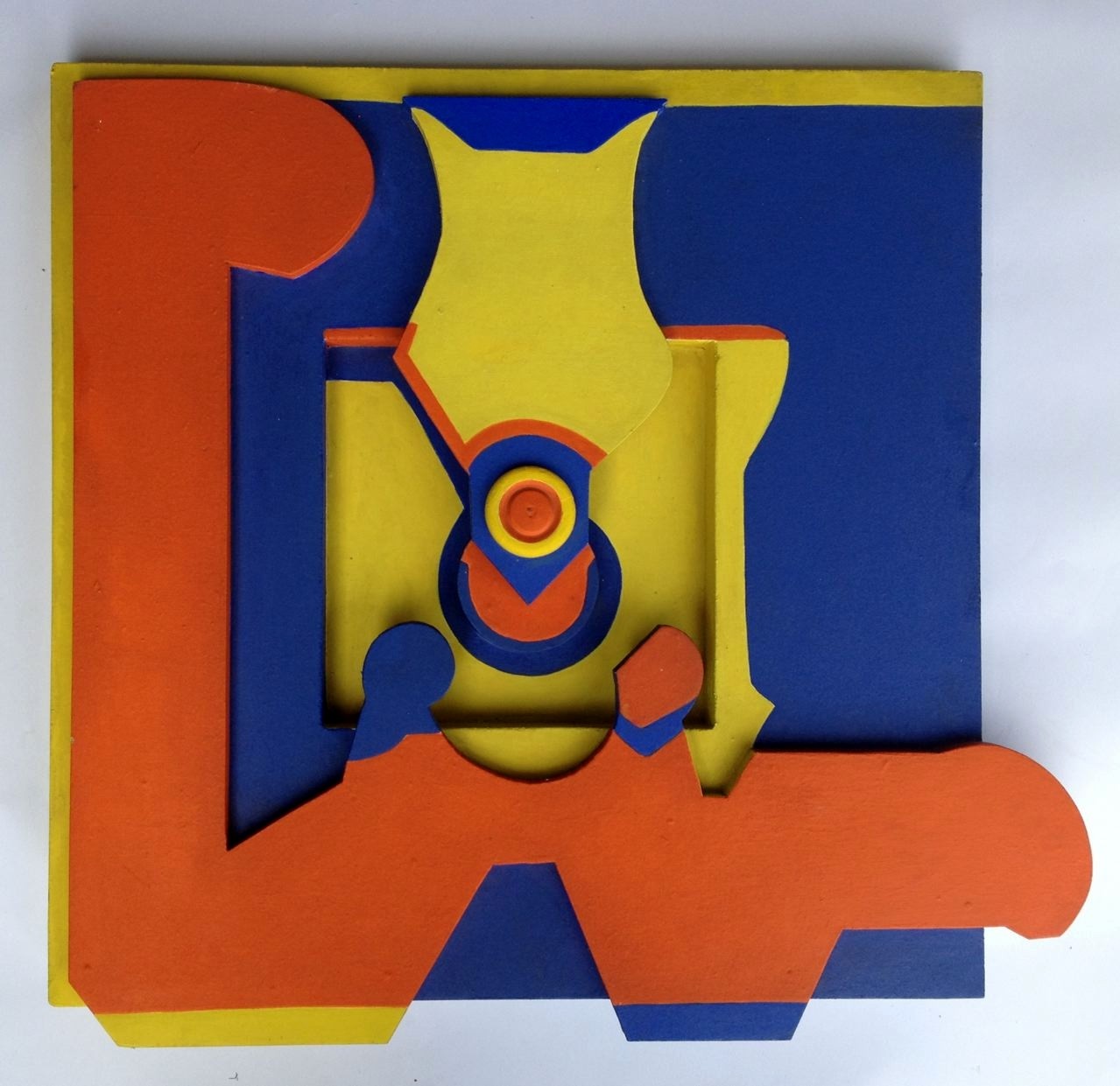 Coatlicue, Holzrelief, 60 x 60 x 8 cm, 1969 (#581)