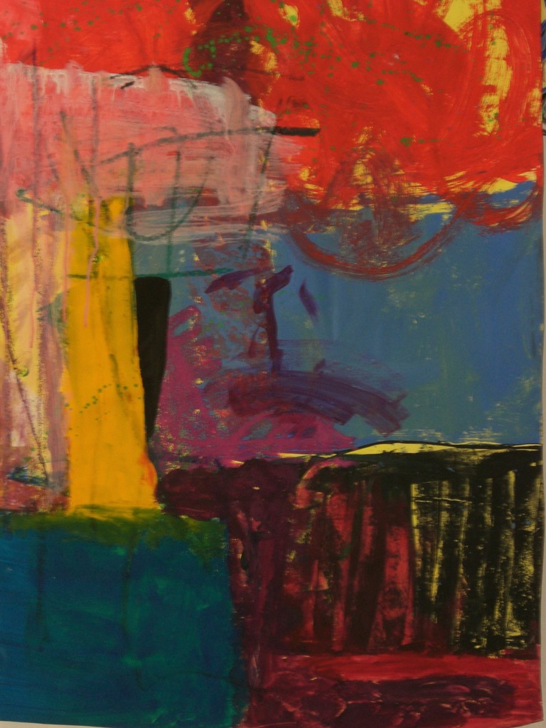 Requiem 2007 Gouache auf Papier 100 x 70 cm