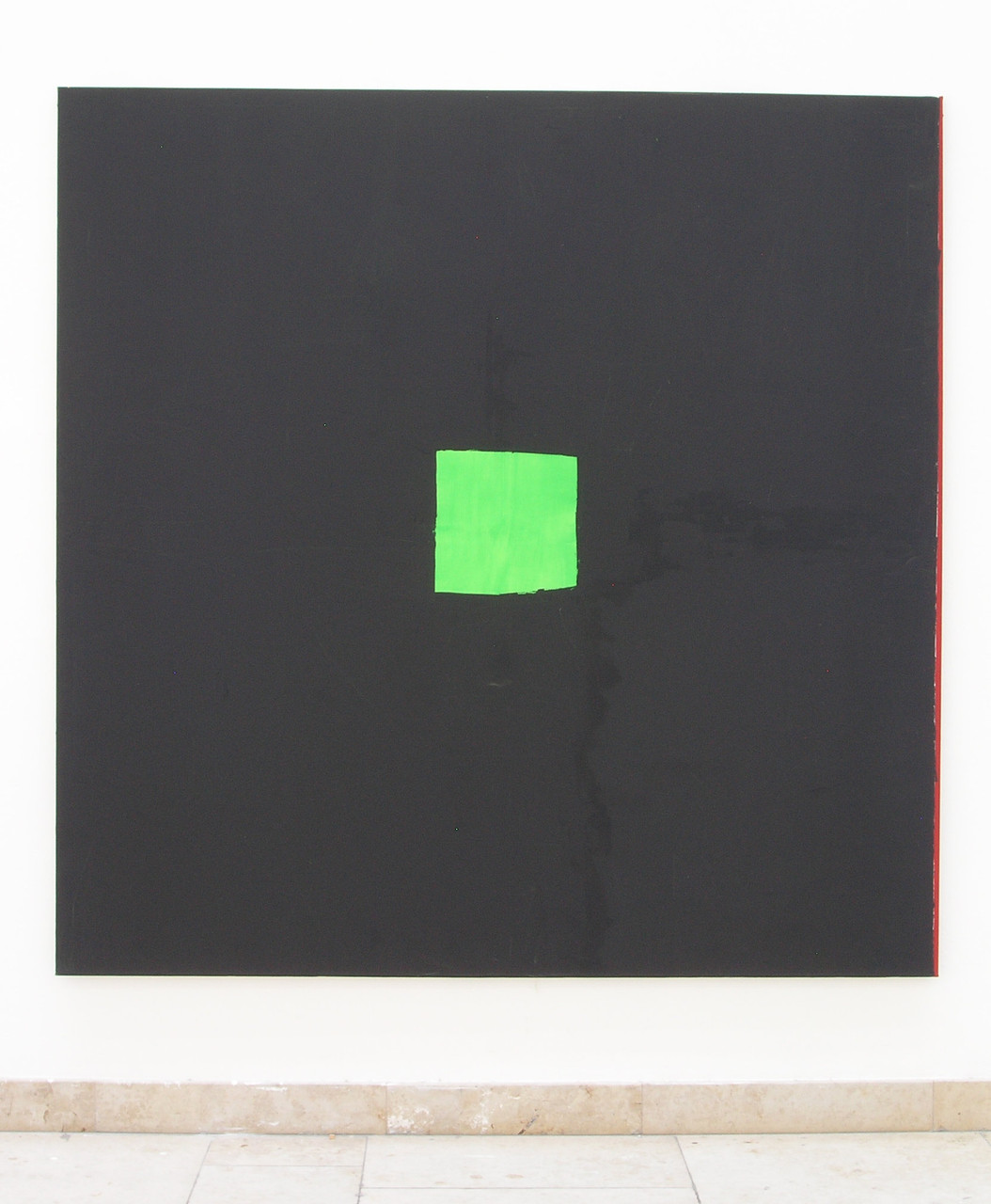 Das leere Quadrat oder das verlorene Leben der Jana B 2008 Öl auf Leinwand 200 x 200 cm