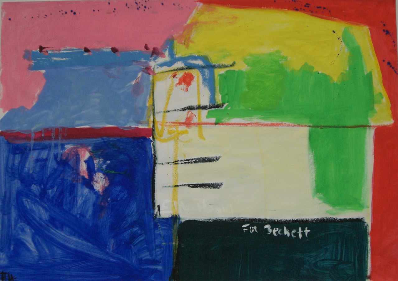 Für Beckett Gouache auf Papier 2006 59,5 x 83,5 cm