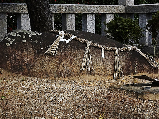 　名東区香坂地区内の牡石現物　長径 約90㎝