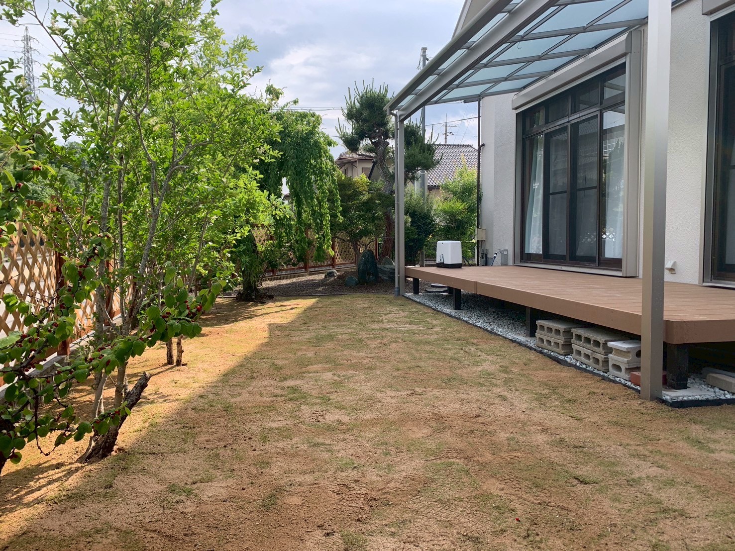 三田市F様邸　作業中
