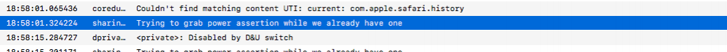 Trying to grab power assertion while we already have one
