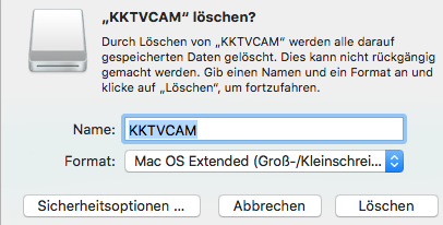 USB STICK NEU FORMATIEREN