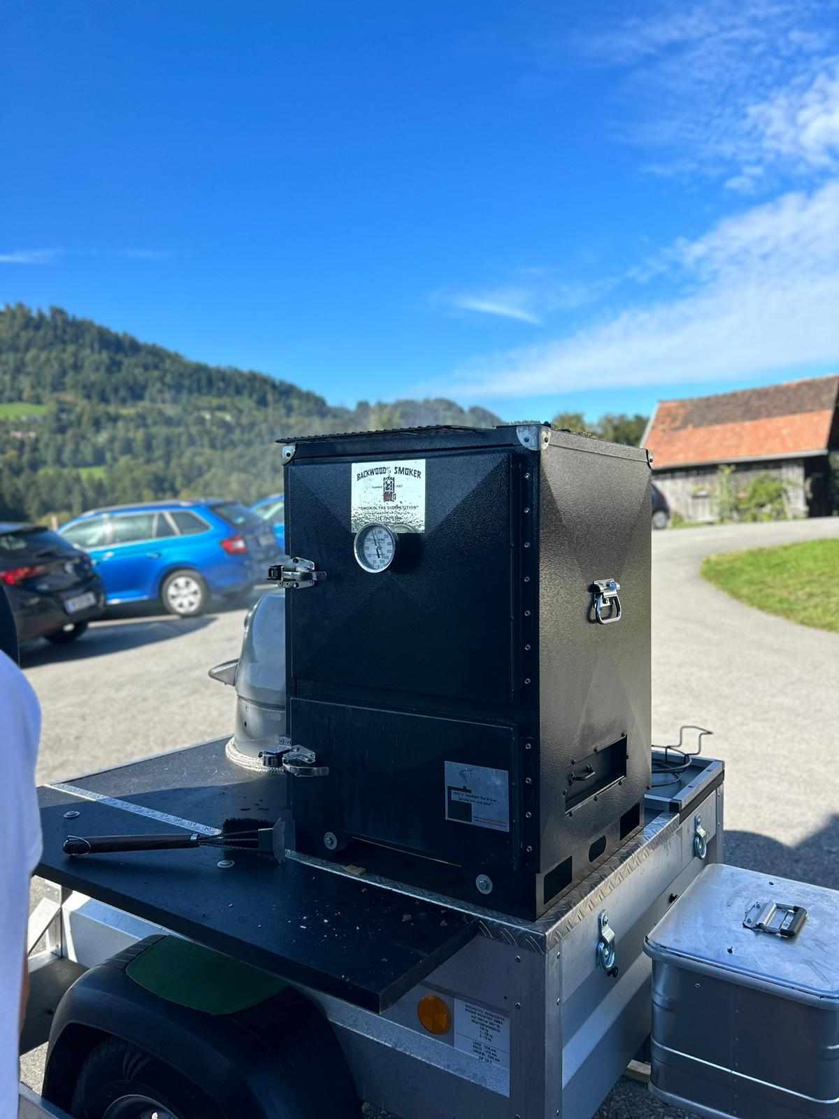 Biohof Sieber Vorarlberg & ALE-X-BBQ Kurs 2023 BBQ Smoker 