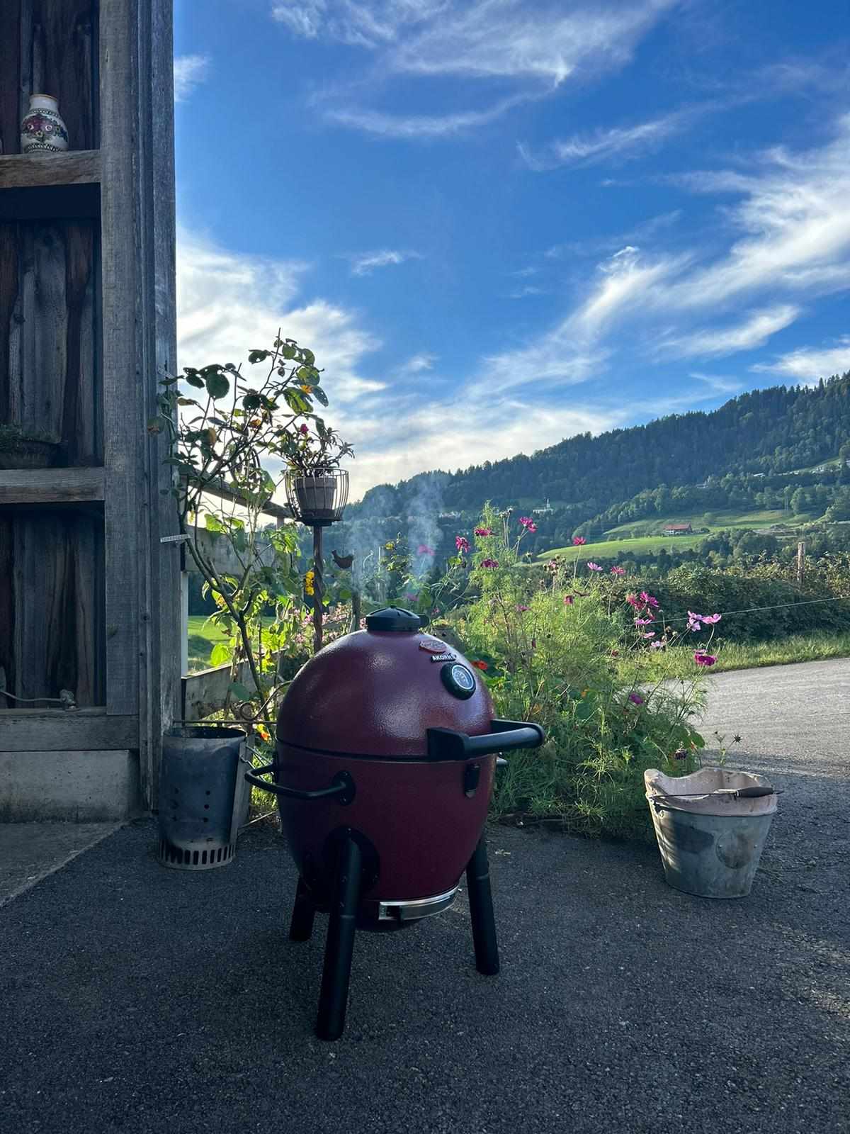 Biohof Sieber Vorarlberg & ALE-X-BBQ Kurs 2023 BBQ auf der Fluh Bregenz 