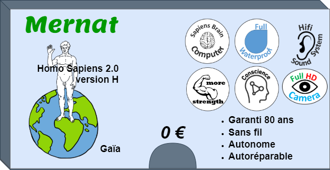 Boite Sapiens et son support Gaïa en version M