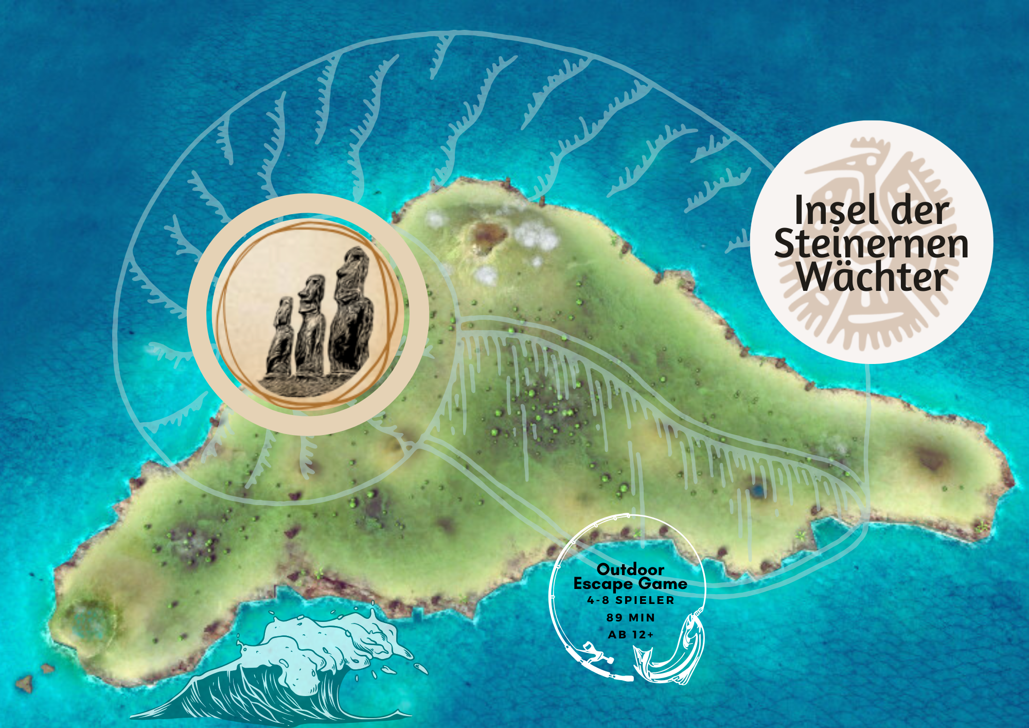 Outdoor Escape Game "Insel der Steinernen Wächter"