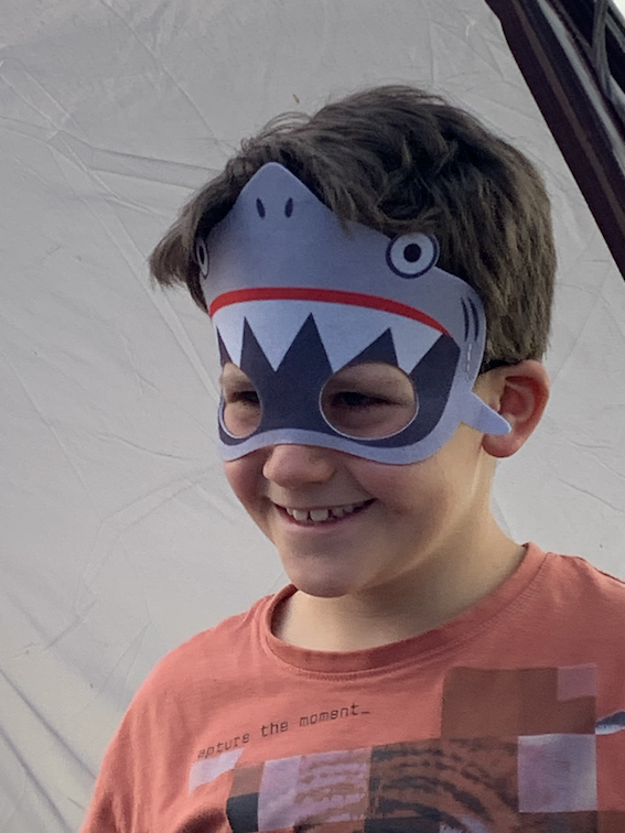 Ein wirklich freundlicher Hai im Outdoor Escape Game Berlin