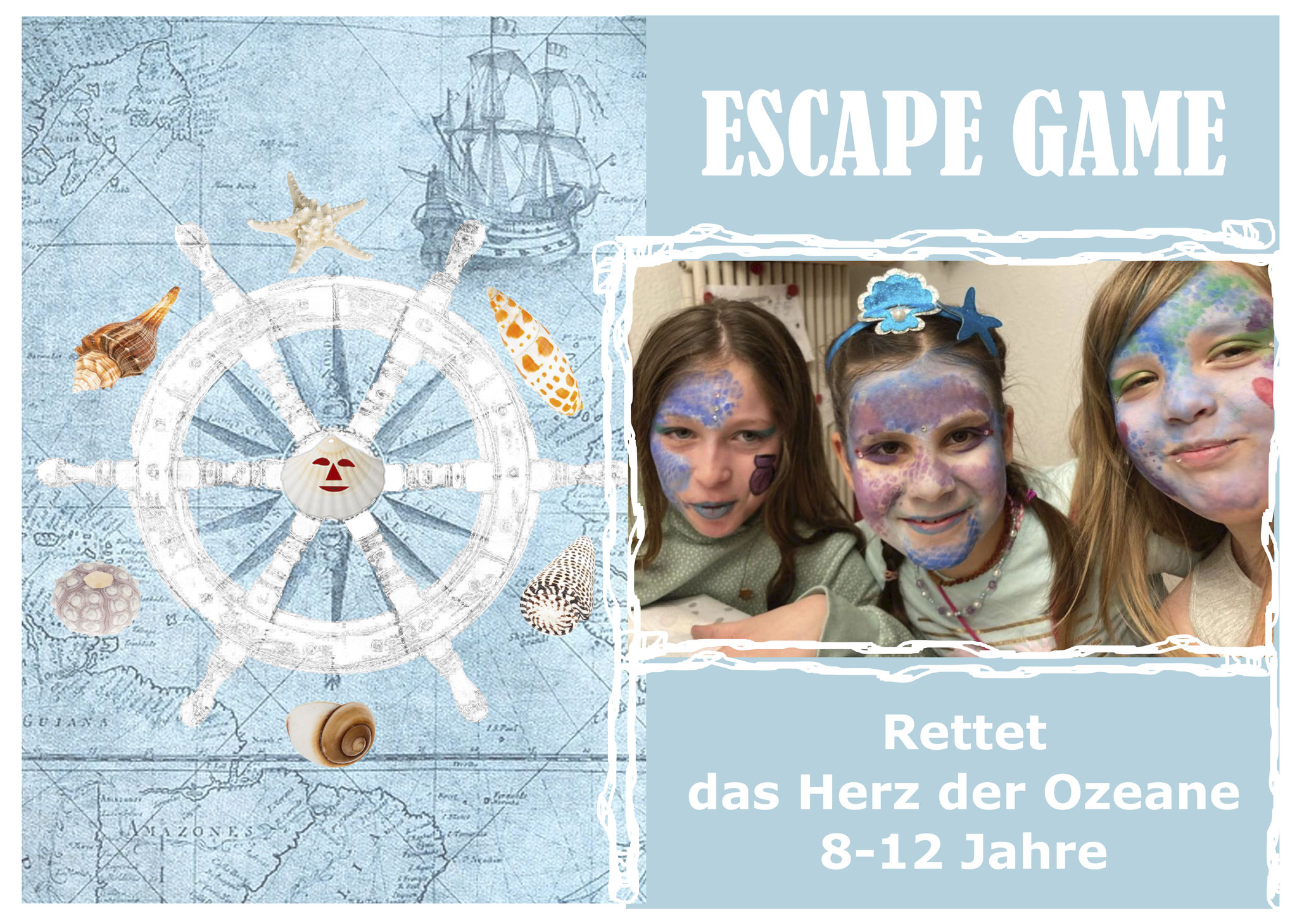 DIY Kids Escape Game "Herz der Ozeane"