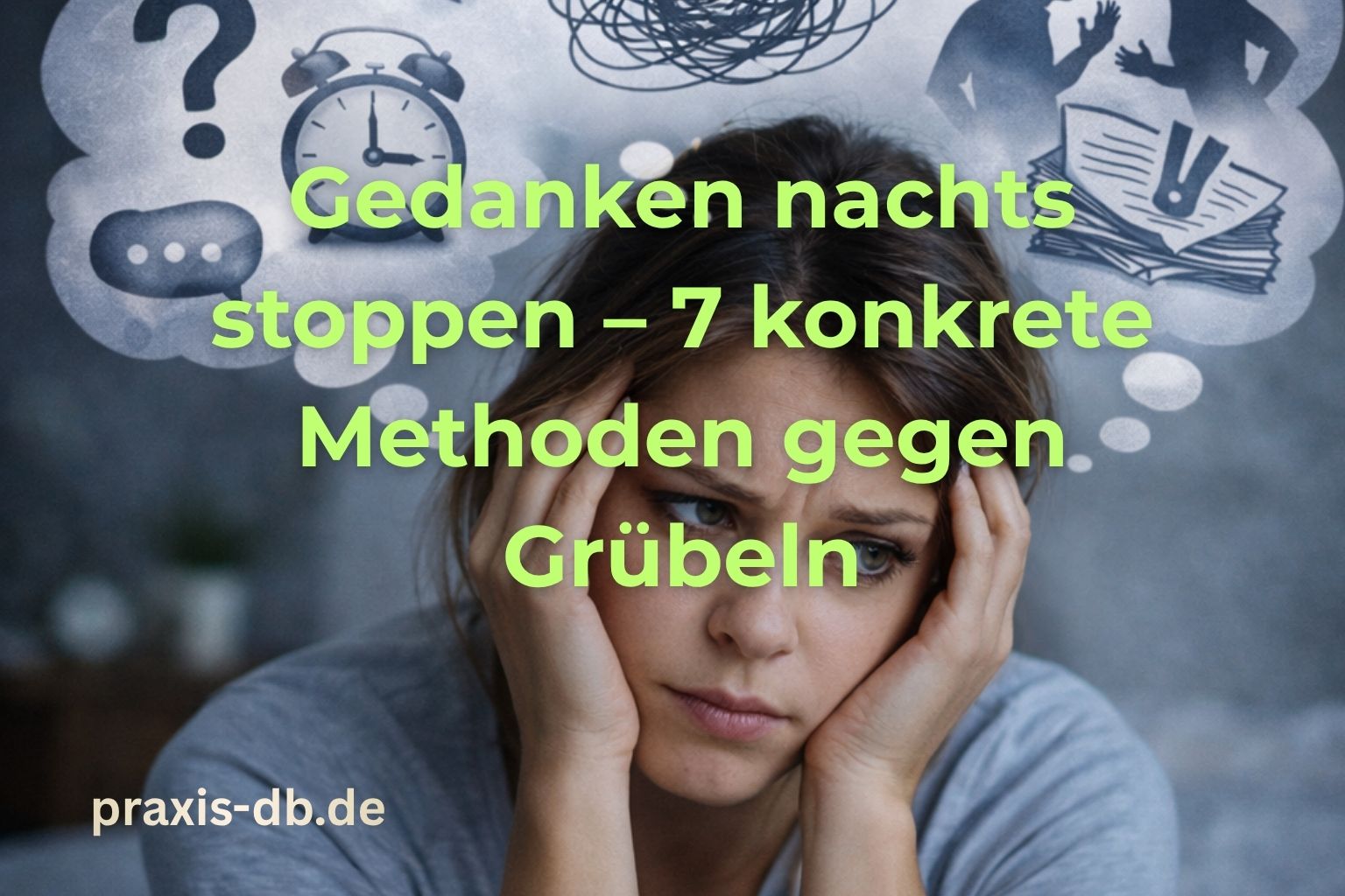 Gedanken nachts stoppen – 7 konkrete Methoden gegen Grübeln